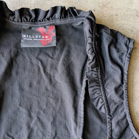 Killstar Isobella Corset Top Black Gothic Underbust Corset size XXL - Picture 4 of 10